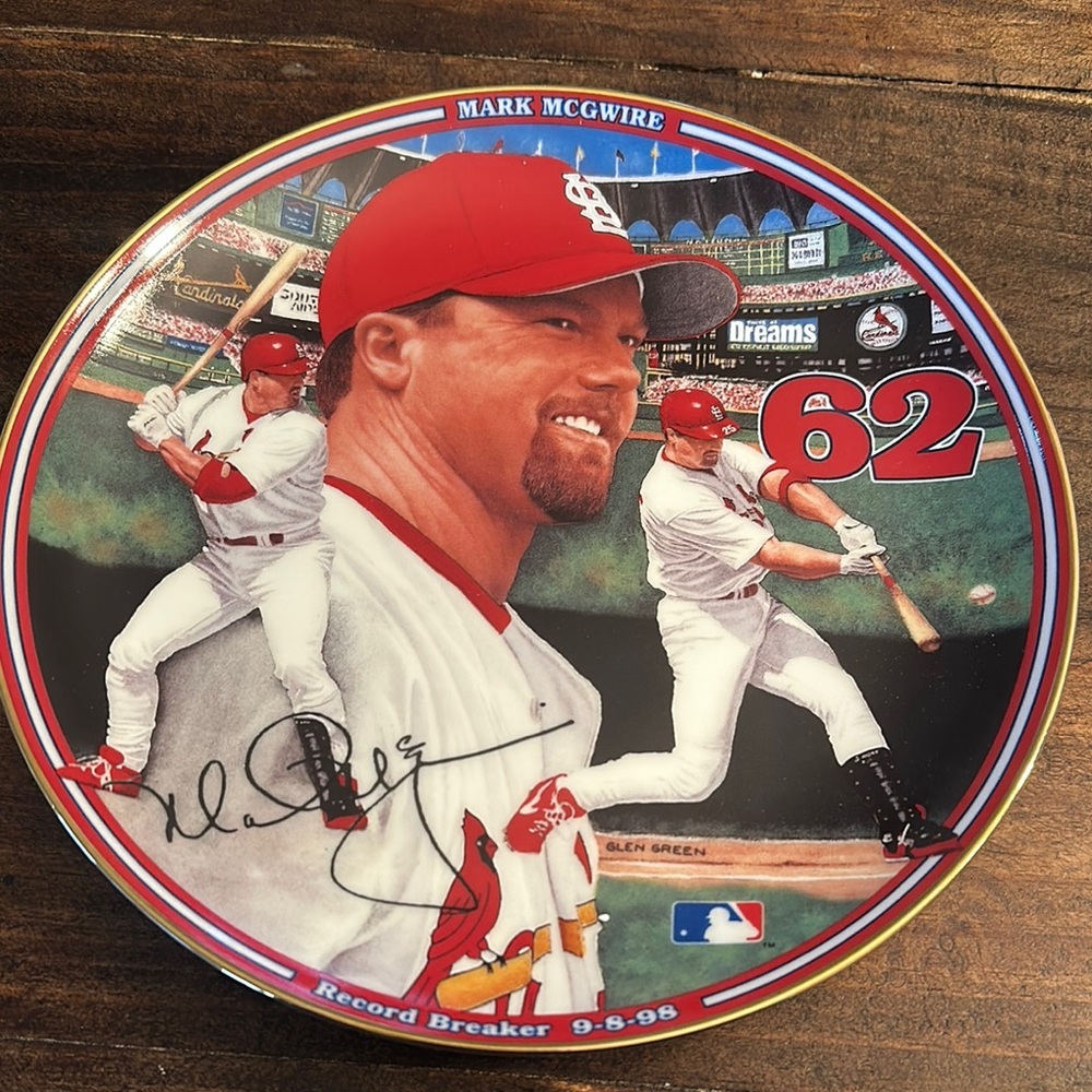 Mark McGwire Record Breaker Plate